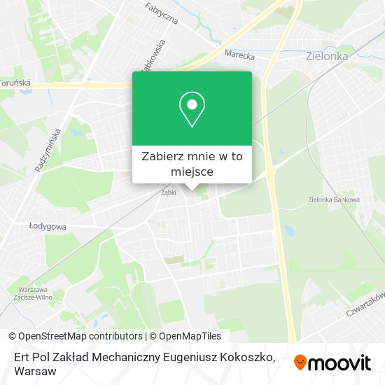 Mapa Ert Pol Zakład Mechaniczny Eugeniusz Kokoszko