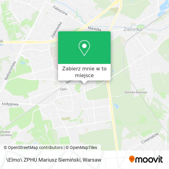 Mapa \Elmo\ ZPHU Mariusz Siemiński