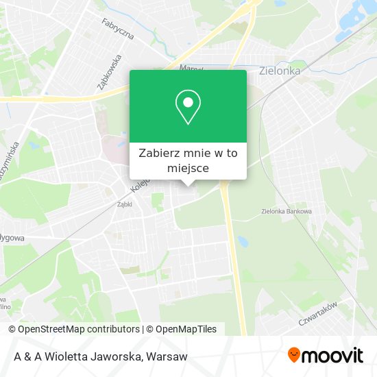 Mapa A & A Wioletta Jaworska