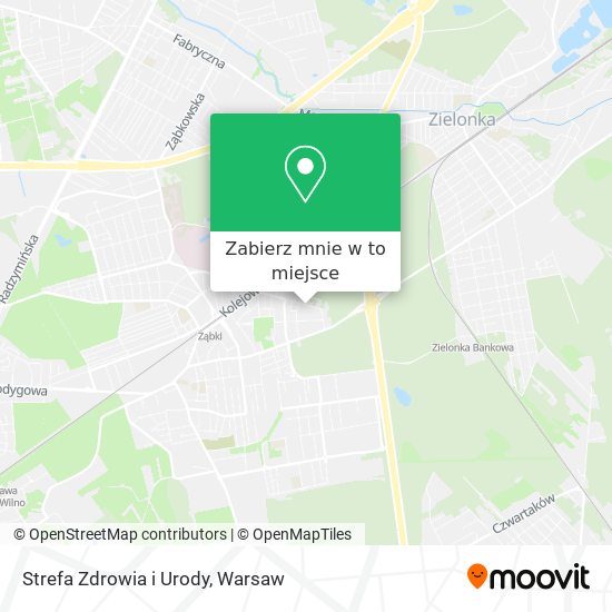 Mapa Strefa Zdrowia i Urody