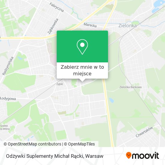 Mapa Odżywki Suplementy Michał Rącki