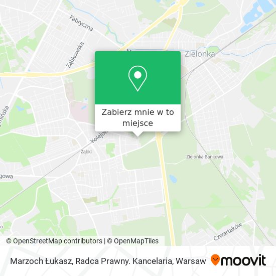 Mapa Marzoch Łukasz, Radca Prawny. Kancelaria