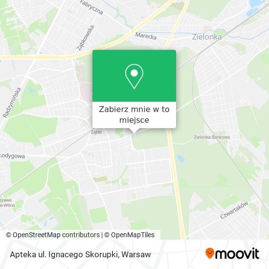 Mapa Apteka ul. Ignacego Skorupki