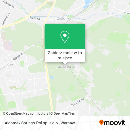 Mapa Alcomex Springs-Pol sp. z o.o.