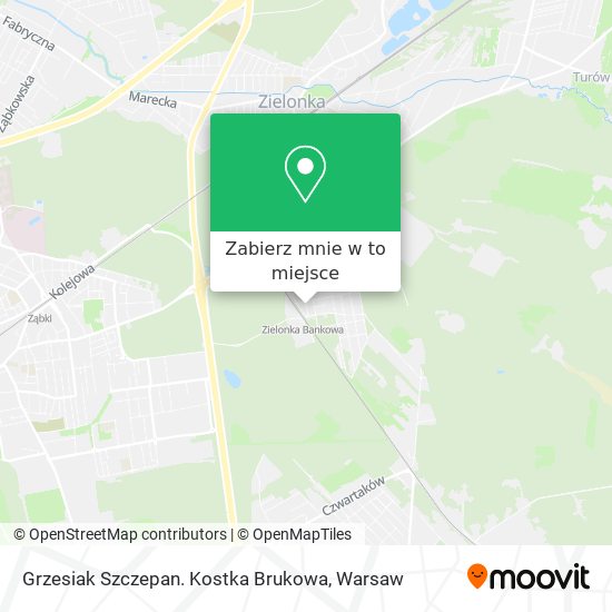 Mapa Grzesiak Szczepan. Kostka Brukowa