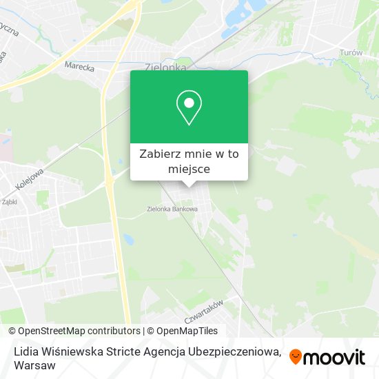 Mapa Lidia Wiśniewska Stricte Agencja Ubezpieczeniowa