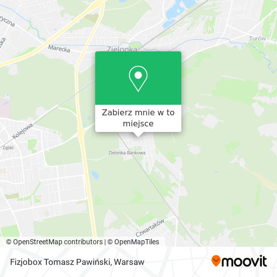 Mapa Fizjobox Tomasz Pawiński