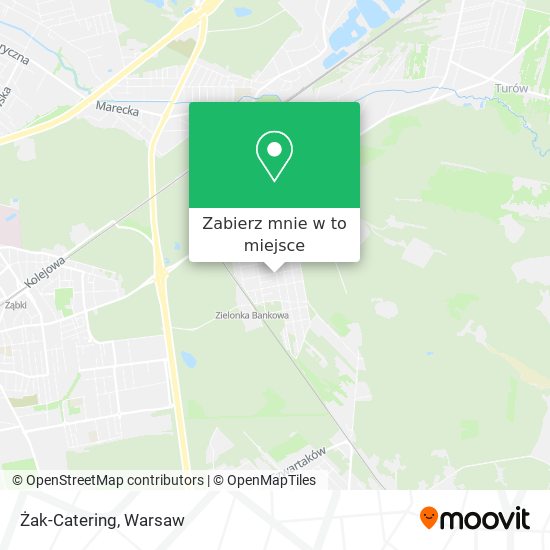 Mapa Żak-Catering