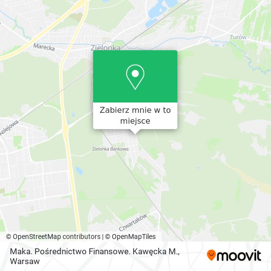 Mapa Maka. Pośrednictwo Finansowe. Kawęcka M.