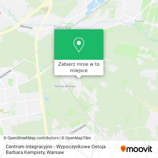 Mapa Centrum Integracyjno - Wypoczynkowe Ostoja Barbara Kempisty