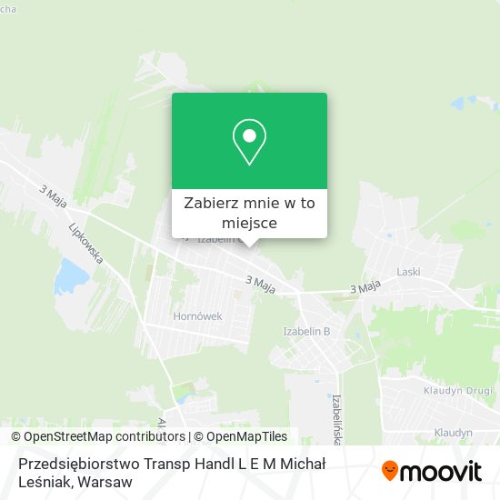 Mapa Przedsiębiorstwo Transp Handl L E M Michał Leśniak