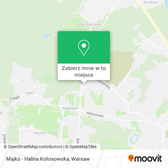 Mapa Majko - Halina Kołosowska