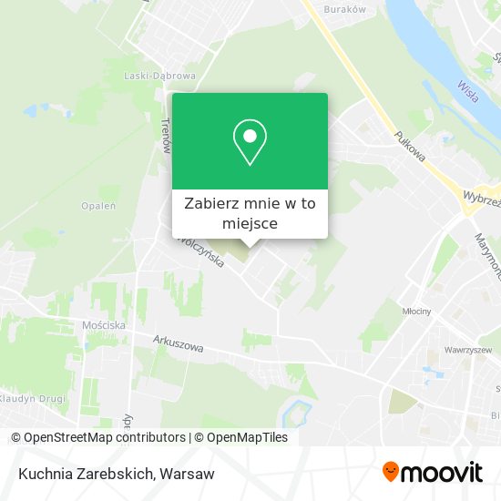 Mapa Kuchnia Zarebskich