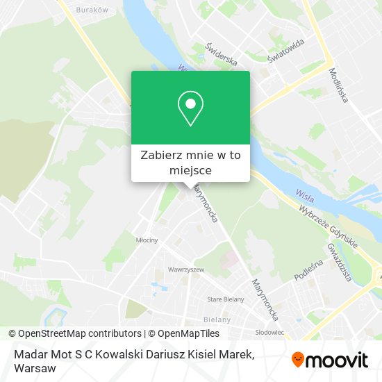 Mapa Madar Mot S C Kowalski Dariusz Kisiel Marek