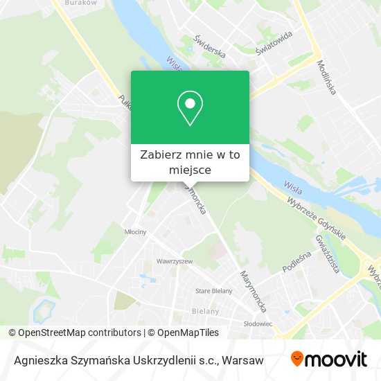 Mapa Agnieszka Szymańska Uskrzydlenii s.c.