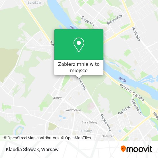 Mapa Klaudia Słowak