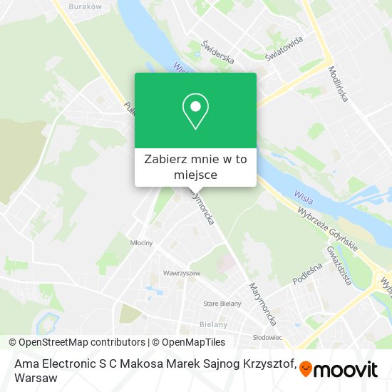 Mapa Ama Electronic S C Makosa Marek Sajnog Krzysztof