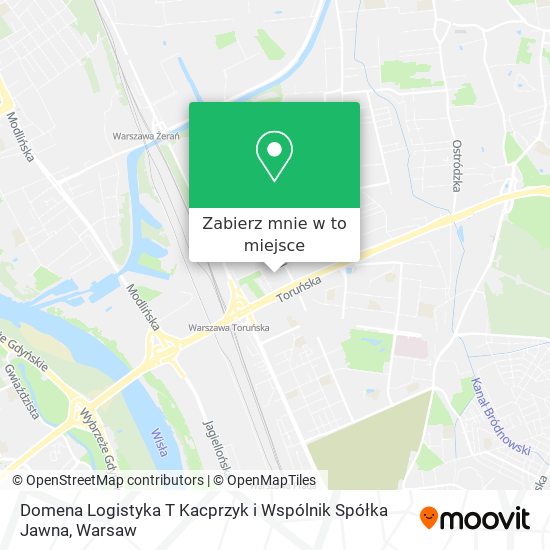 Mapa Domena Logistyka T Kacprzyk i Wspólnik Spółka Jawna