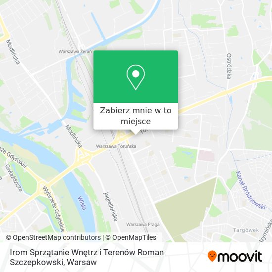 Mapa Irom Sprzątanie Wnętrz i Terenów Roman Szczepkowski