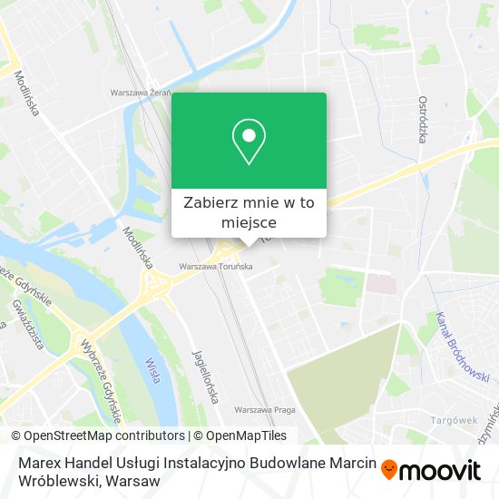 Mapa Marex Handel Usługi Instalacyjno Budowlane Marcin Wróblewski