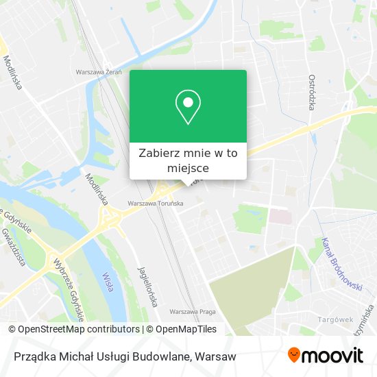 Mapa Prządka Michał Usługi Budowlane