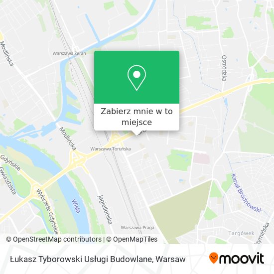 Mapa Łukasz Tyborowski Usługi Budowlane