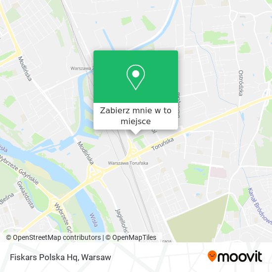 Mapa Fiskars Polska Hq