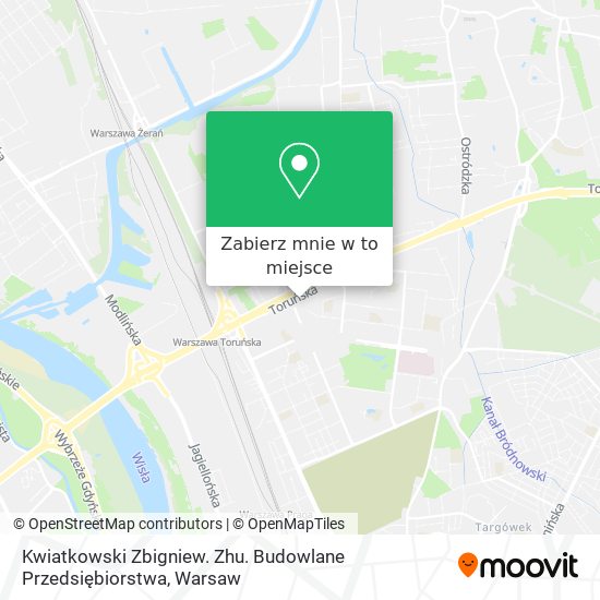 Mapa Kwiatkowski Zbigniew. Zhu. Budowlane Przedsiębiorstwa