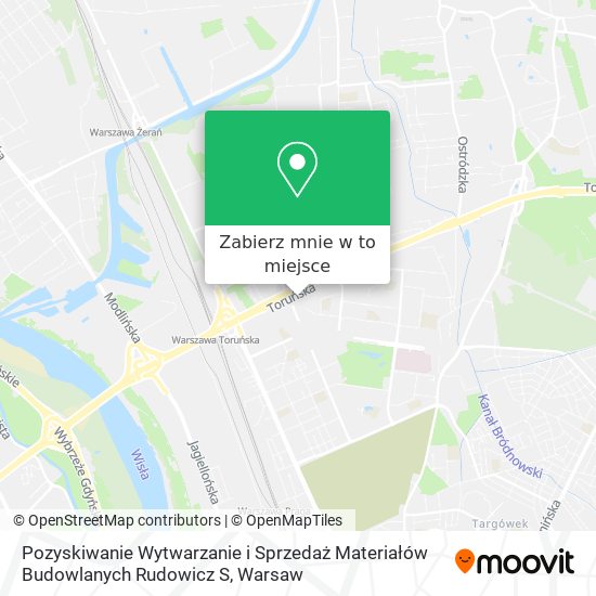 Mapa Pozyskiwanie Wytwarzanie i Sprzedaż Materiałów Budowlanych Rudowicz S