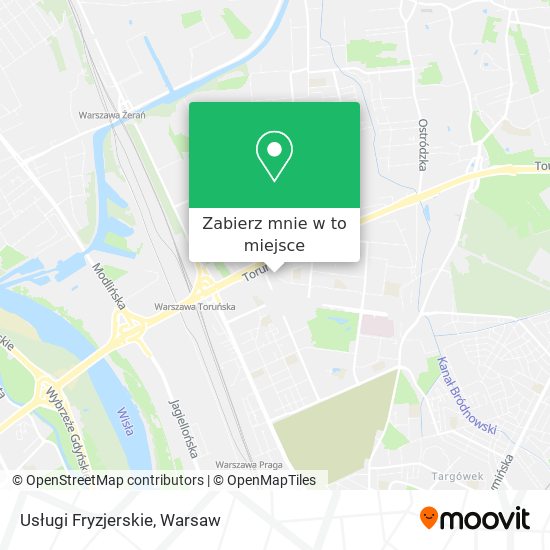 Mapa Usługi Fryzjerskie