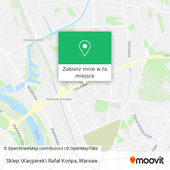 Mapa Sklep \Kacperek\ Rafał Końpa