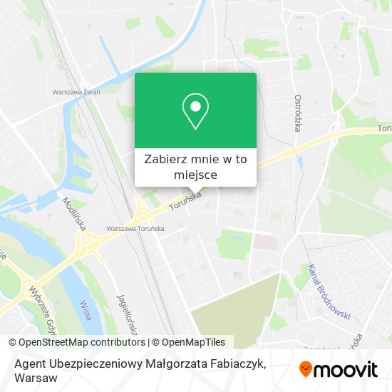 Mapa Agent Ubezpieczeniowy Małgorzata Fabiaczyk