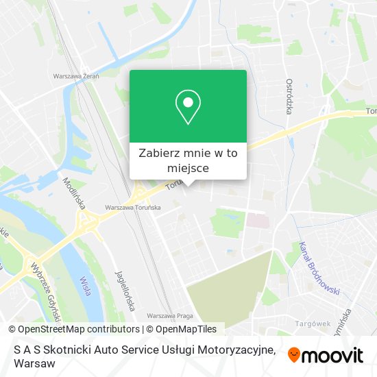 Mapa S A S Skotnicki Auto Service Usługi Motoryzacyjne