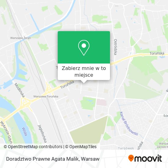 Mapa Doradztwo Prawne Agata Malik