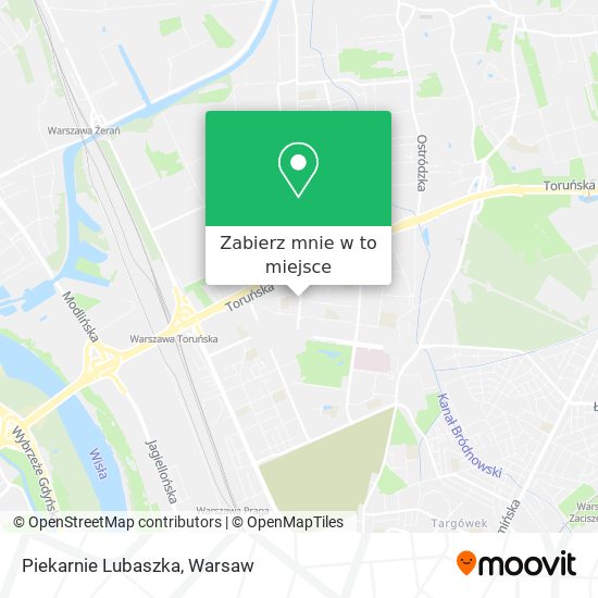 Mapa Piekarnie Lubaszka