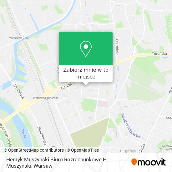 Mapa Henryk Muszyński Biuro Rozrachunkowe H Muszyński