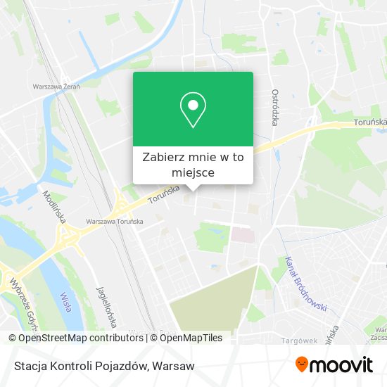 Mapa Stacja Kontroli Pojazdów