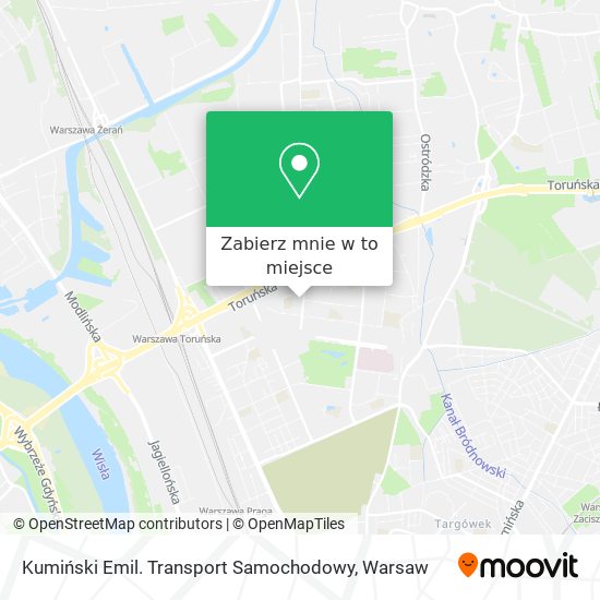 Mapa Kumiński Emil. Transport Samochodowy