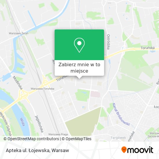 Mapa Apteka ul. Łojewska