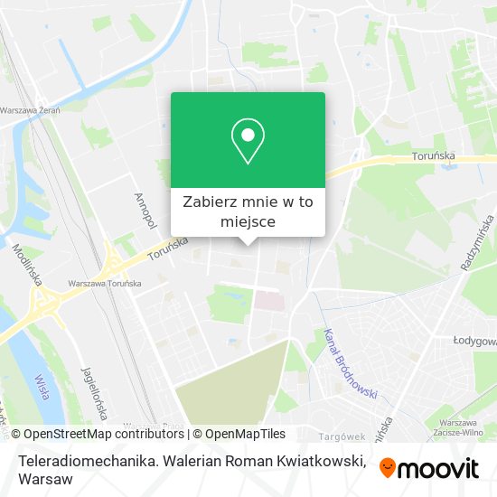 Mapa Teleradiomechanika. Walerian Roman Kwiatkowski