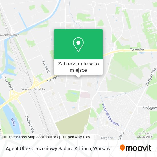 Mapa Agent Ubezpieczeniowy Sadura Adriana