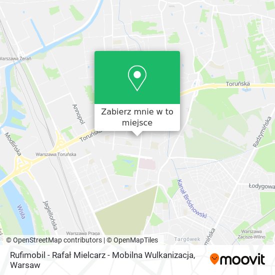 Mapa Rufimobil - Rafał Mielcarz - Mobilna Wulkanizacja