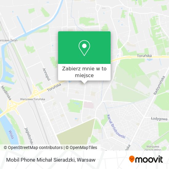 Mapa Mobil Phone Michał Sieradzki