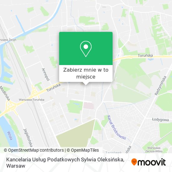 Mapa Kancelaria Usług Podatkowych Sylwia Oleksińska