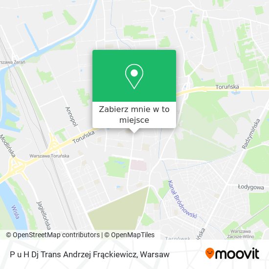 Mapa P u H Dj Trans Andrzej Frąckiewicz