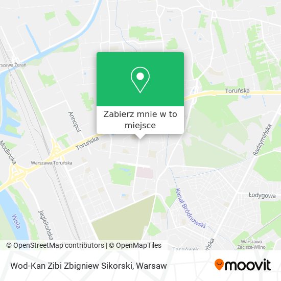 Mapa Wod-Kan Zibi Zbigniew Sikorski