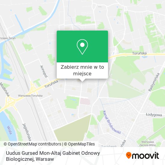 Mapa Uudus Gursed Mon-Altaj Gabinet Odnowy Biologicznej