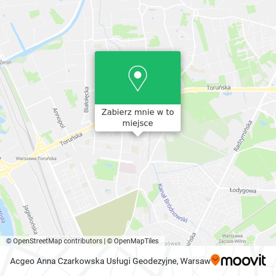 Mapa Acgeo Anna Czarkowska Usługi Geodezyjne