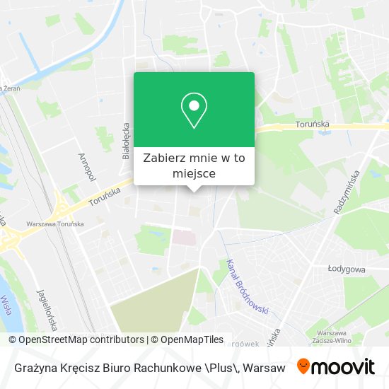 Mapa Grażyna Kręcisz Biuro Rachunkowe \Plus\