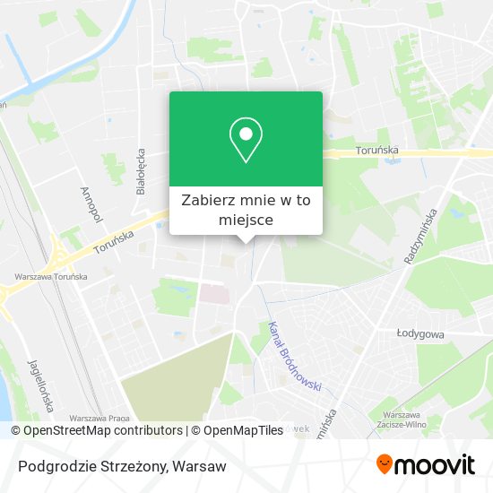 Mapa Podgrodzie Strzeżony